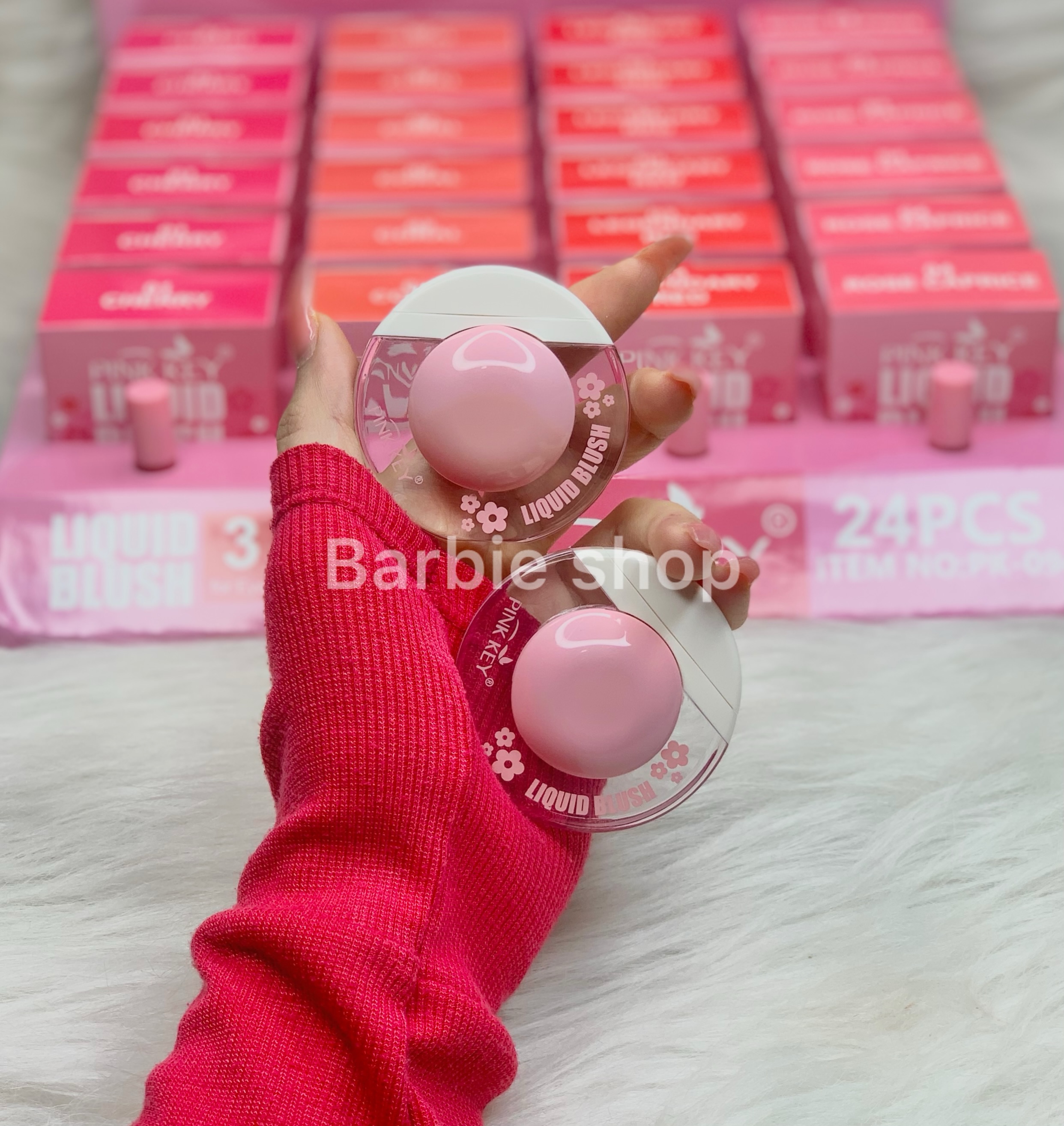 رژگونه مایع بالشتی PINK KEY